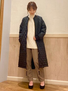 「154cm」｜「アイテム（ブルゾン）」を使った、naruさん（レディース・154cm）の秋コーディネート