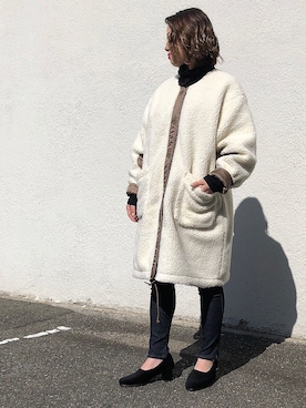 「Johnbull Private labo（ジョンブルプライベートラボ）のアイテム（ダウンジャケット/コート）」を使った、sonoさん（レディース・151cm）の秋コーディネート