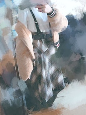 「FOREVER 21（フォーエバー トゥエンティーワン）のアイテム（ダウンジャケット/コート）」を使った、ぬまるさん（レディース・155cm）の冬コーディネート