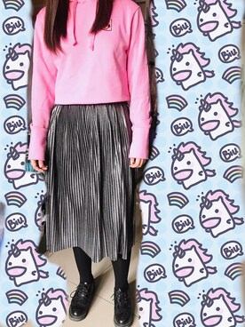 「school」｜「アイテム（その他シューズ）」を使った、colaaaaa__さん（レディース・166cm）の春コーディネート