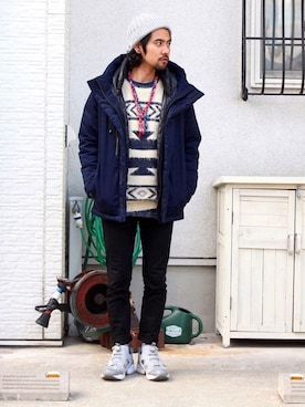 アッキーさん（メンズ・166cm）の冬コーディネート