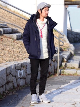 アッキーさん(メンズ・166cm)の冬コーディネート
