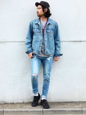 「galvanize（ガルヴァナイズ）のアイテム」を使った、アッキーさん（メンズ・165cm）の春コーディネート