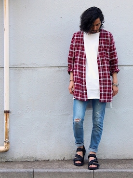 「galvanize（ガルヴァナイズ）のアイテム」を使った、アッキーさん（メンズ・165cm）の春コーディネート