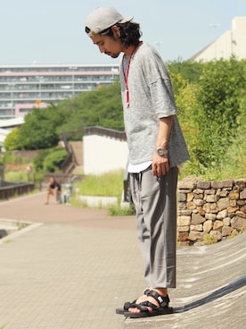 アッキーさん（メンズ・165cm）の夏コーディネート