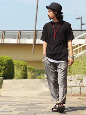 アッキーさん（メンズ・165cm）の夏コーディネート