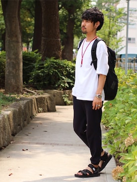 アッキーさん(メンズ・165cm)の夏コーディネート