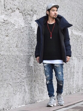 アッキーさん(メンズ・165cm)の冬コーディネート