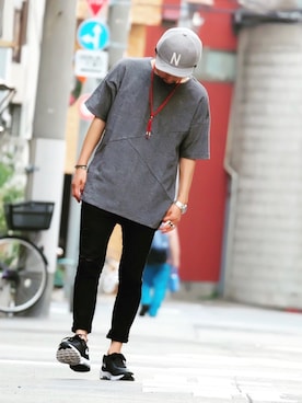 アッキーさん(メンズ・165cm)の夏コーディネート