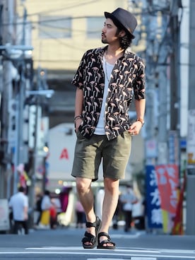 アッキーさん(メンズ・165cm)の夏コーディネート