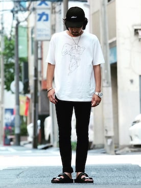 アッキーさん(メンズ・165cm)の夏コーディネート
