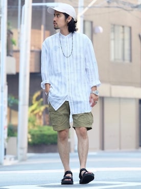 アッキーさん（メンズ・165cm）の夏コーディネート