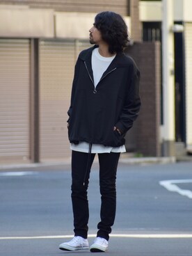 「INASTUDIOS（イーナストゥディオス）のアイテム」を使った、アッキーさん（メンズ・165cm）の秋コーディネート