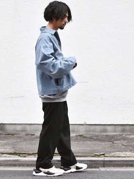 「Starting Over（スターティングオーバー）のアイテム（ブルゾン）」を使った、アッキーさん（メンズ・165cm）の春コーディネート