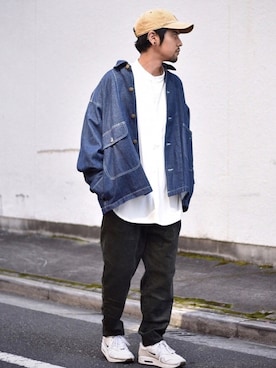 「Starting Over（スターティングオーバー）のアイテム（ブルゾン）」を使った、アッキーさん（メンズ・165cm）の秋コーディネート