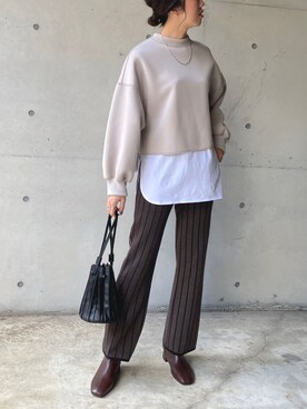 shino hayasakiさん（レディース・165cm）の冬コーディネート