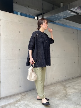 「CAPRICIEUX LE'MAGE（カプリシューレマージュ）のアイテム（パンプス）」を使った、shino hayasakiさん（レディース・165cm）の春コーディネート