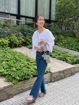 「ビッグカラー」｜shino hayasakiさん（レディース・165cm）の春コーディネート