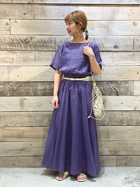 まるっちさん（レディース・152cm）の夏コーディネート