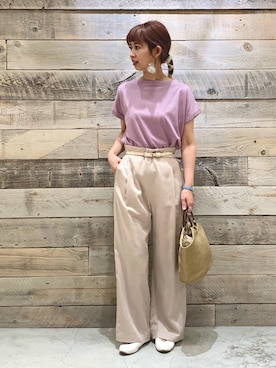 まるっちさん（レディース・152cm）の夏コーディネート