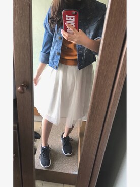 「UNRELISH（アンレリッシュ）のアイテム」を使った、Ayumi Ikaiさん（レディース・151cm）の春コーディネート