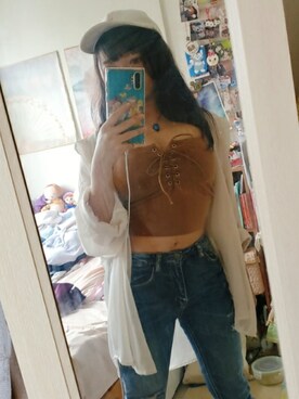 「eight sixty（エイト・シックスティ）のアイテム」を使った、ホシワさん（レディース・143cm）の秋コーディネート