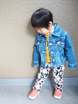 _haru_(ت)♪︎さん（キッズ・80cm）の冬コーディネート