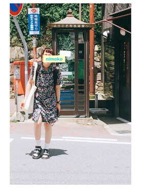 にもこさんのコーディネート