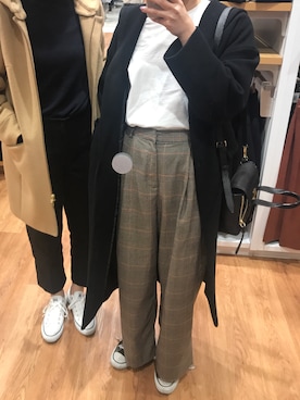 「BLENHEIM（ブレンヘイム）のアイテム」を使った、kmさん（レディース・163cm）の秋コーディネート