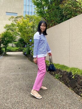 kmさん（レディース・163cm）の夏コーディネート