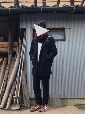yassさん（メンズ・175cm）の冬コーディネート