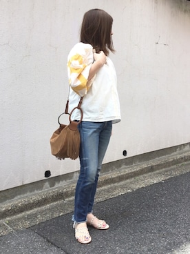 「Lepidos（レピドス）のアイテム」を使った、ashognさん（レディース・158cm）の春コーディネート