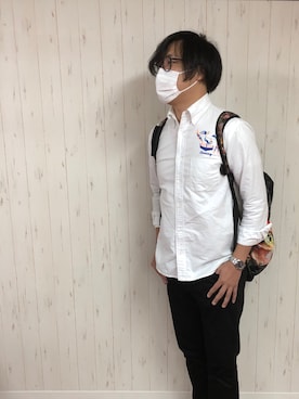 「Haoming（ハオミン）のアイテム」を使った、aliendada0922さん（メンズ・169cm）の秋コーディネート