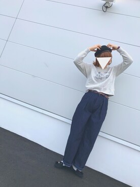 「おやすみコーデ」｜miku.さん（レディース・163cm）の秋コーディネート