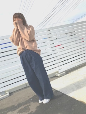 「オフタートルニット」｜miku.さん（レディース・163cm）の秋コーディネート