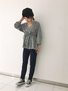 かっすーさん（レディース・161cm）の秋コーディネート