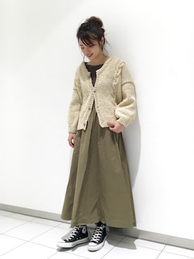 かっすーさん（レディース・161cm）の秋コーディネート