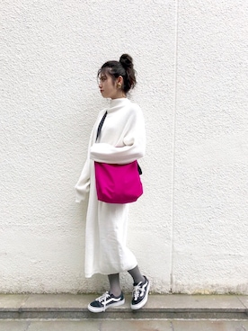 「さしいろ」｜「アイテム（バッグ）」を使った、かっすーさん（レディース・161cm）の冬コーディネート