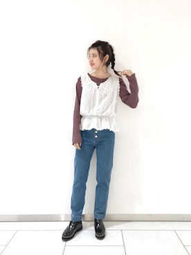 かっすーさん（レディース・161cm）の春コーディネート