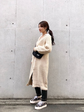 かっすーさん（レディース・161cm）の秋コーディネート