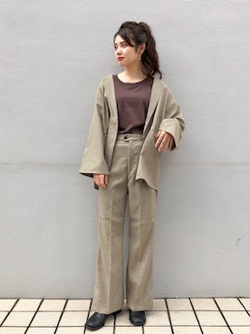 かっすーさん（レディース・161cm）の秋コーディネート