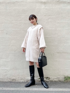 かっすーさん（レディース・161cm）の冬コーディネート