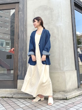 かっすーさん（レディース・161cm）の春コーディネート