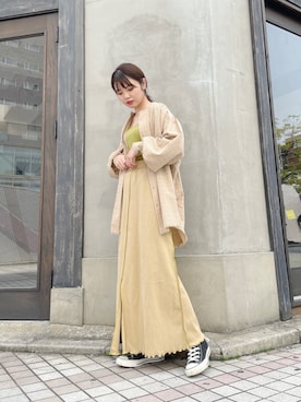 「おしゃれになりたい」｜かっすーさん（レディース・161cm）の春コーディネート