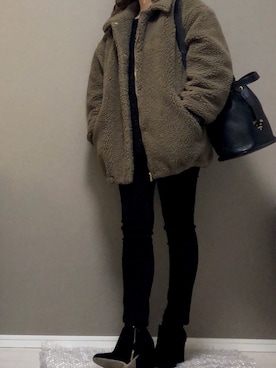 「アイテム（ブーティ）」を使った、mini...☆さん（レディース・153cm）の春コーディネート