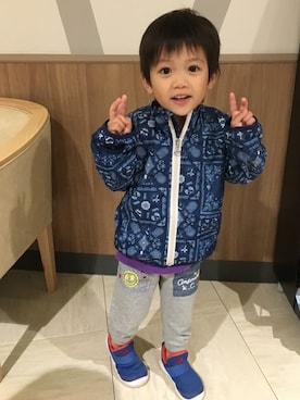 「ANPANMAN KIDS COLLECTION」｜アンパンマンキッズコレクションさん（キッズ・100cm）の秋コーディネート