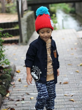 「ANPANMAN KIDS COLLECTION」｜アンパンマンキッズコレクションさん（キッズ・105cm）の秋コーディネート