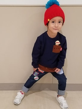 「ANPANMAN KIDS COLLECTION」｜アンパンマンキッズコレクションさん（キッズ・105cm）の秋コーディネート