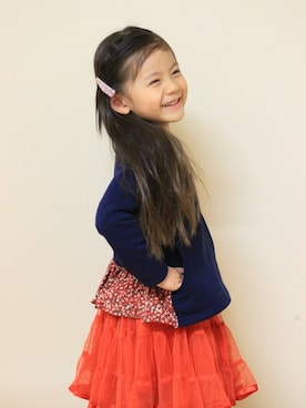 「アイテム（ワンピース/ドレス）」を使った、アンパンマンキッズコレクションさん（キッズ・100cm）の冬コーディネート