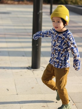 「ANPANMAN KIDS COLLECTION」｜アンパンマンキッズコレクションさん（キッズ・110cm）の冬コーディネート